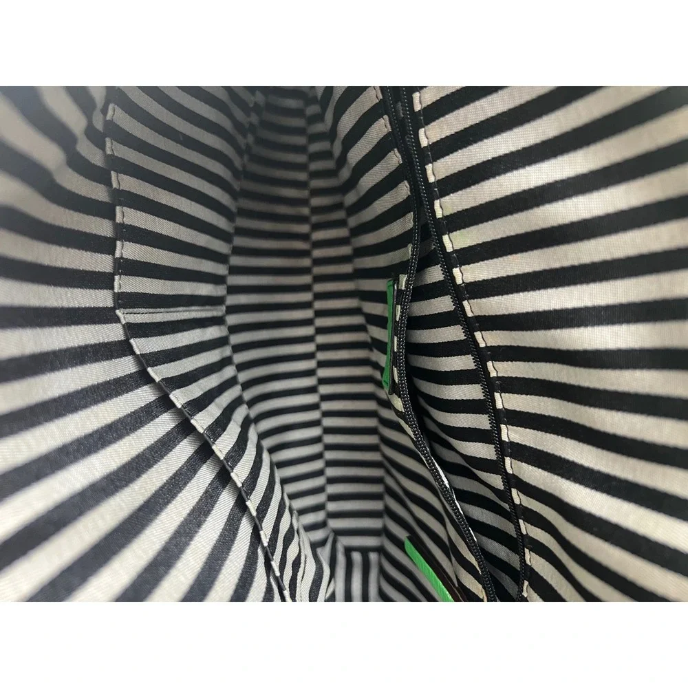 Kate Spade Green Pebbled Leather Tassel Shoulder Hobo Bag Purse Y2K Color‎ Pop